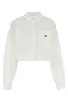Givenchy 4g Cropped Shirt In White