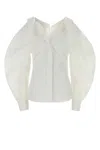 Givenchy Slashed Fitted Shirt In White