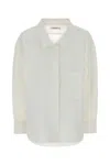 Givenchy White Regular Solid Shirt In White
