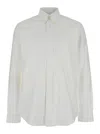 Givenchy White Regular Solid Shirts In White