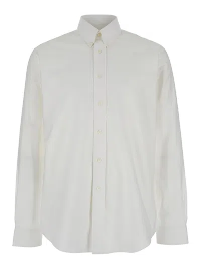 Givenchy White Regular Solid Shirts