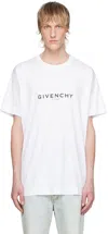 GIVENCHY WHITE REVERSE T-SHIRT