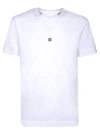 Givenchy T-shirt Slim En Coton Brodé 4g In White