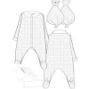 GIVENCHY WHITE SET FOR BABYKIDS WITH LOGO