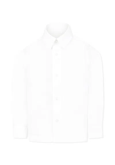 Givenchy Kids' White Shirt For Boy With 4g Motif