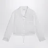 Givenchy White Short Poplin Shirt In White
