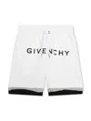 Givenchy Logo-print Track Shorts In White