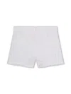GIVENCHY WHITE SHORTS WITH WORN EFFECT