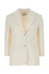 Givenchy White Single-breasted Blazer In Neutral