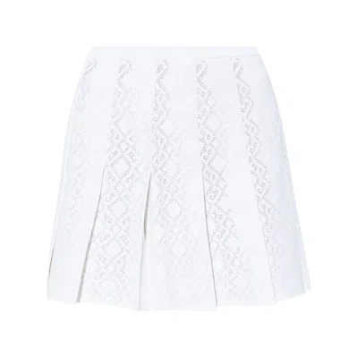 GIVENCHY GIVENCHY WHITE SKIRTS - PLEATED SKIRTS WOMEN