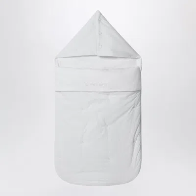 Givenchy White Sleeping Bag With Embroidered Logo
