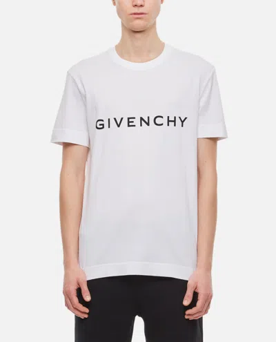 GIVENCHY WHITE SLIM FIT T-SHIRT