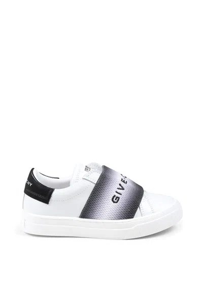 Givenchy White Sneakers For Kids With Logo
