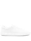 Givenchy Low Top Leather Sneakers With Perforated Detailing In White