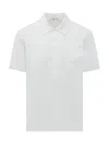 Givenchy White Solid Shirt Collar Polo In White