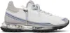Givenchy Streamlined White Sneakers With Transparent Sole In Multi