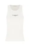 Givenchy Slim Tank Top With Logo Print In White