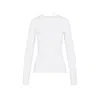 Givenchy White Stretch Nylon Top In White