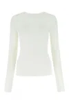 GIVENCHY WHITE STRETCH NYLON TOP