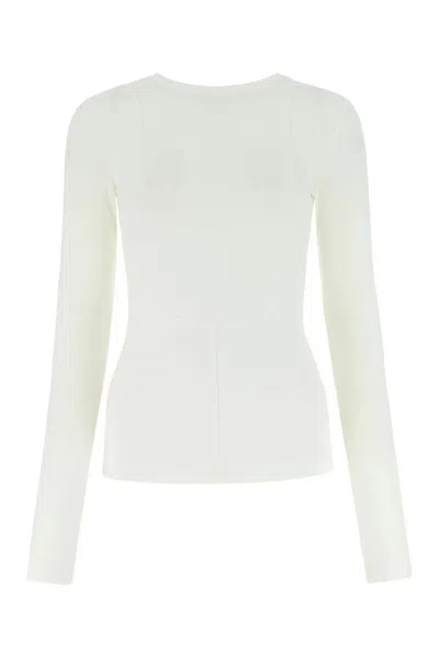 GIVENCHY WHITE STRETCH NYLON TOP