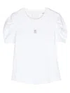 Givenchy T-shirt Aus Baumwoll-jersey In White