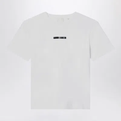 GIVENCHY WHITE T-SHIRT WITH BOW AND LOGO