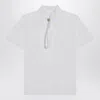 Givenchy White T-shirt With Buttoned Collar In White