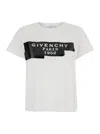 Givenchy White T-shirt With Lettering Logo On The Front In Cotton Woman In White