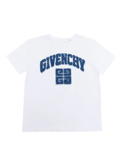 Givenchy Kids' White T-shirt With Logo