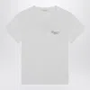 Givenchy White Crew Neck T-shirt With Logo On Front And Back In Cotton Woman In White