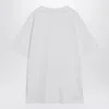 Givenchy White Cotton And Silk T-shirt With Jacquard Logo Men In White