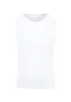 Givenchy White Tank Top For Boy With Logo In White