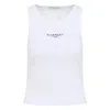 Givenchy Slim Tank Top With Logo Print In White
