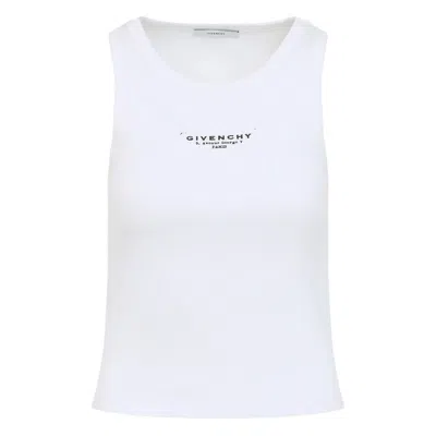 GIVENCHY GIVENCHY WHITE TOPS - VESTS & TANK TOPS WOMEN