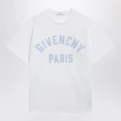 Givenchy White T-shirt With Logo Embroidery