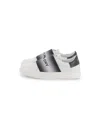 Givenchy Kids Leather Embroidered Logo Trainers In White