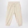 Givenchy White Velvet Sweatpants In Neutral