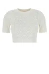 Givenchy Cropped Sweater In Monogram 72 Jacquard