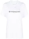Givenchy T-shirt Archetype Con Stampa In White