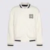 Givenchy Iovry Wool Bomber Jacket In White
