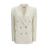Givenchy White Wool Oves Aries Jacket In White