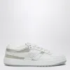 Givenchy White/beige Leather And Suede Sneakers 4g In White