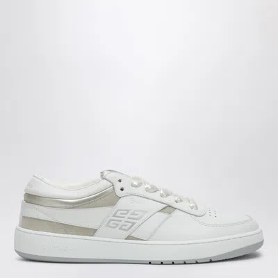 Givenchy White/beige Leather And Suede Sneakers 4g