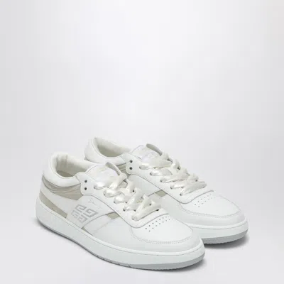 Givenchy White/beige Leather And Suede Sneakers 4g Women