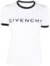 Givenchy Women Logo Print T-shirt In White