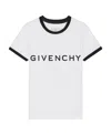 Givenchy Women Logo Print T-shirt In White