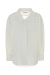 Givenchy Wide Collar Long Sleeve Shirt In Multi