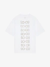 Givenchy Wide Fit T-shirt In Cotton With Eyelet Details In White