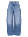 Givenchy Wide Jeans "cocoon" In Light Blue