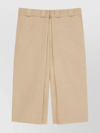 GIVENCHY WIDE LEG BERMUDA SHORTS WITH ADJUSTABLE WAIST